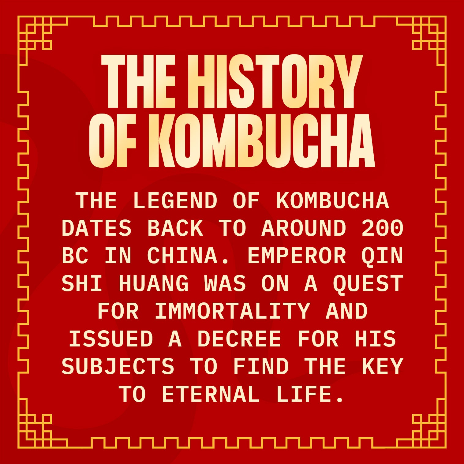 The History of Kombucha