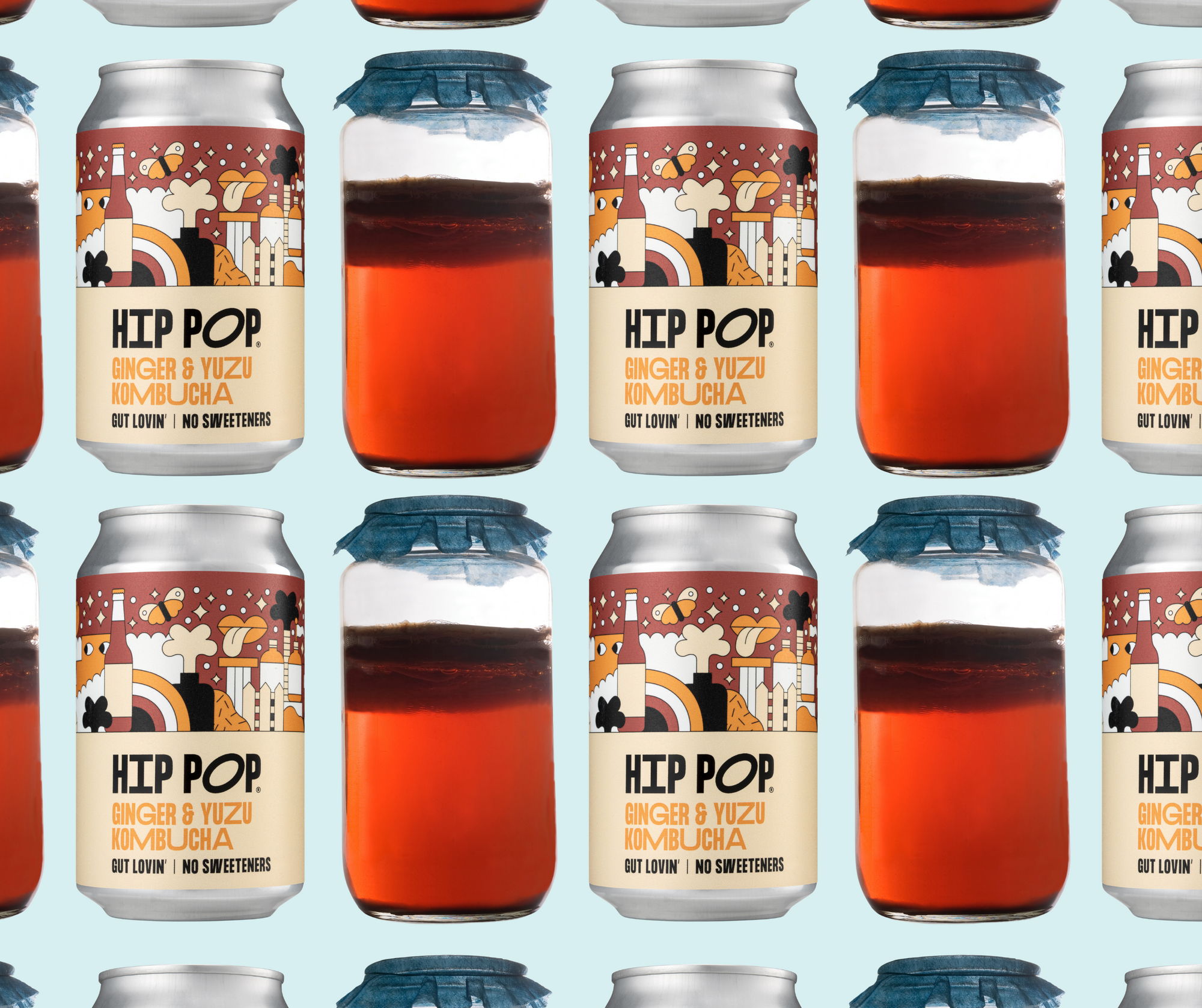 Cans of Hip Pop and Jars of Kombucha