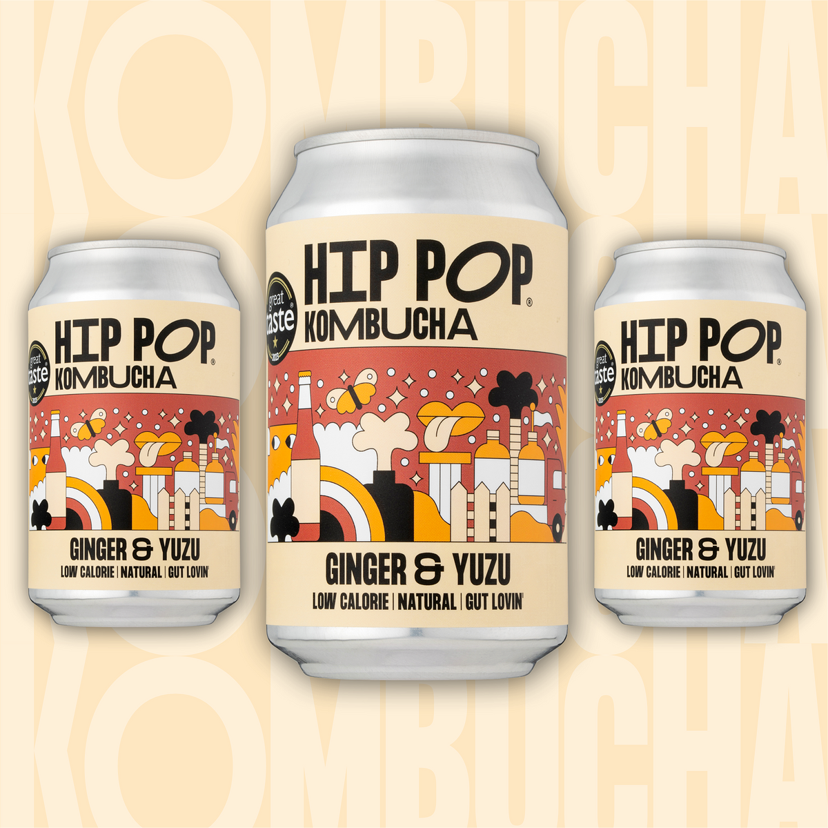 Kombucha Cans Hip Pop Kombucha