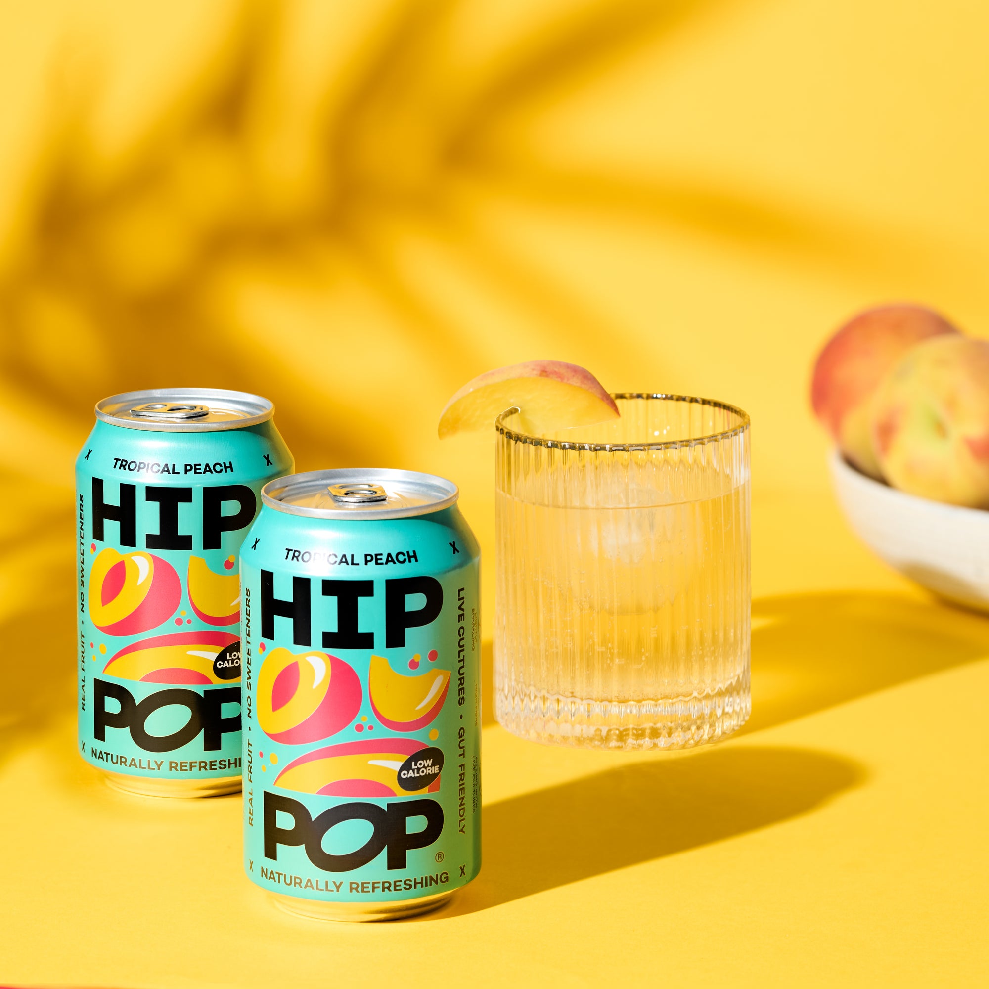 Tropical Peach Soda - 330ml Cans
