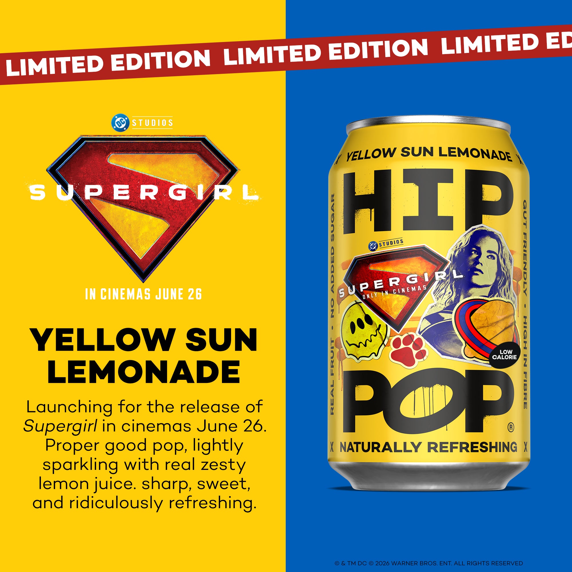 Yellow Sun Lemonade - 330ml Cans