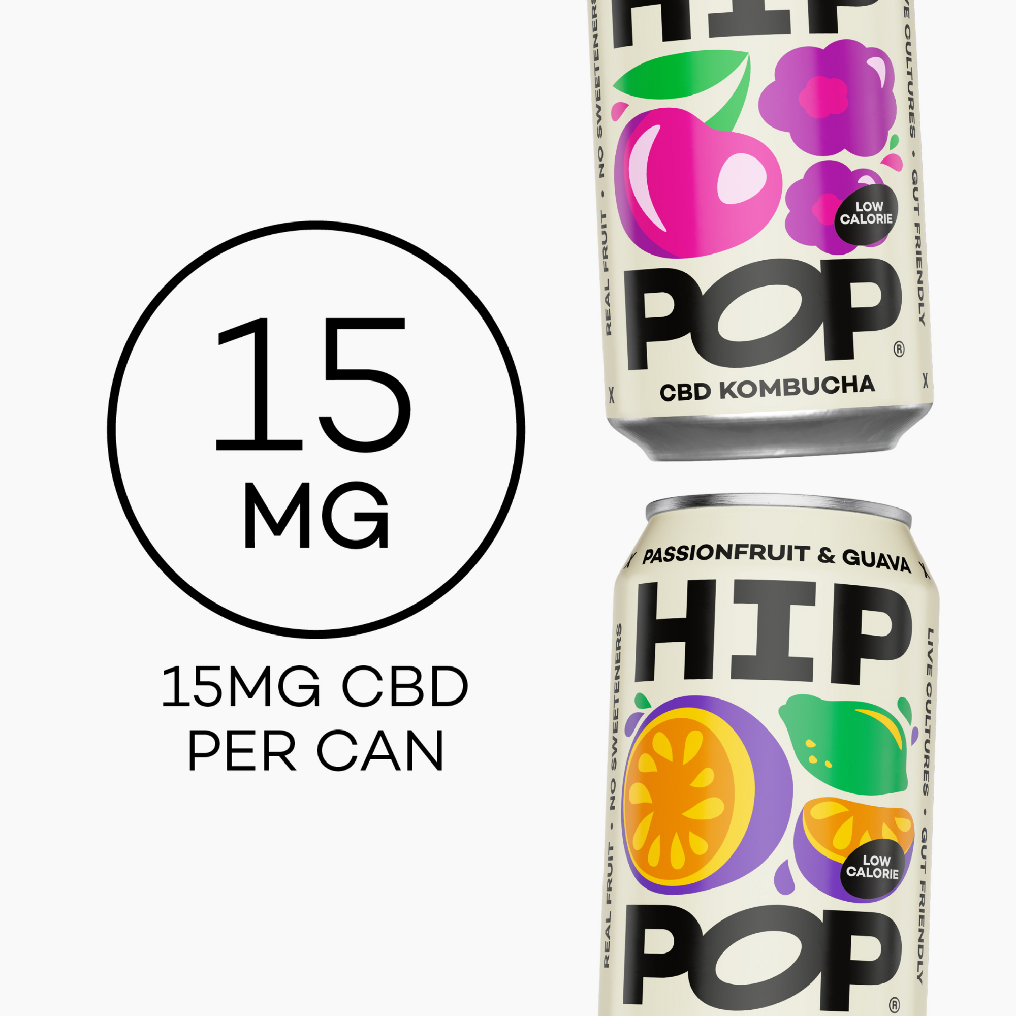 CBD Kombucha Mixed Case - 330ml Cans
