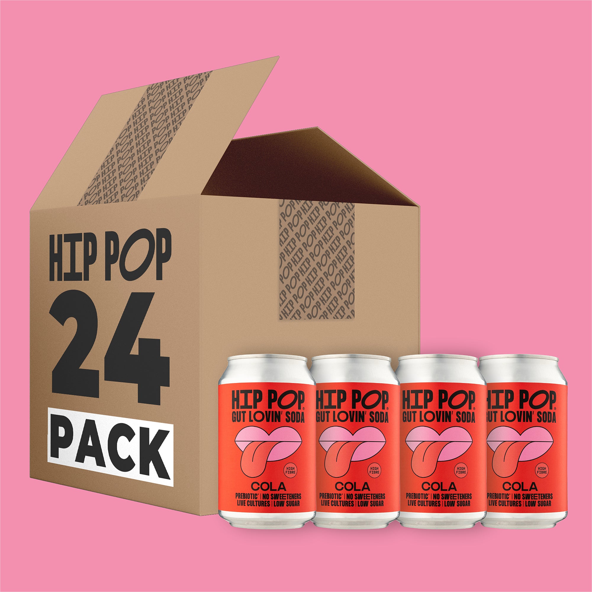 Gut Lovin' Soda - Cola Flavour - 330ml Cans