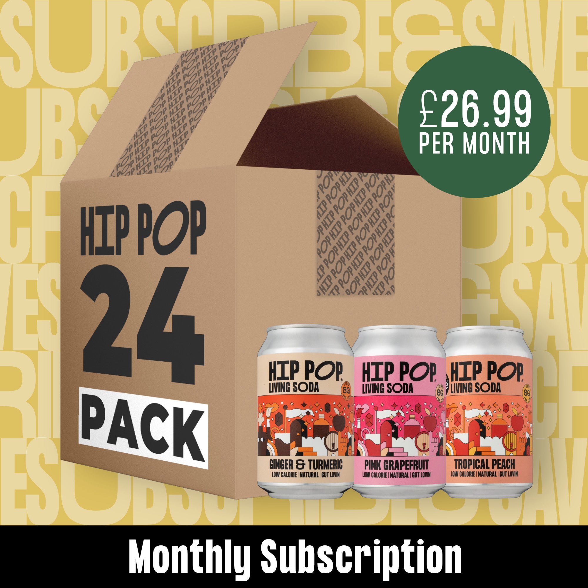 Hip Pop Subscriptions: Monthly