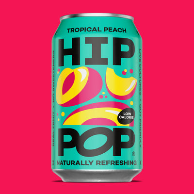 Tropical Peach Soda - 330ml Cans