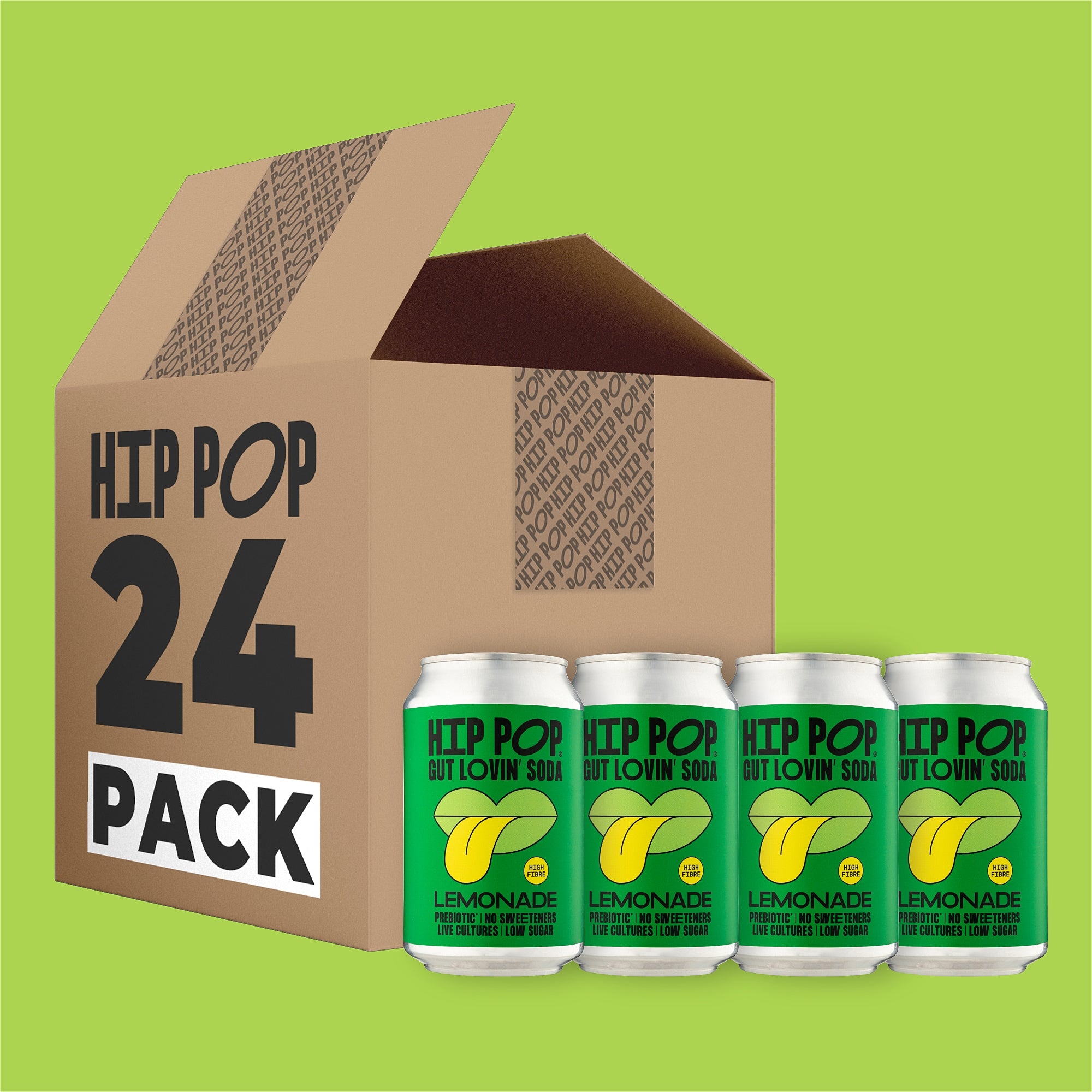 Gut Lovin' Soda - Lemonade Flavour - 330ml Cans